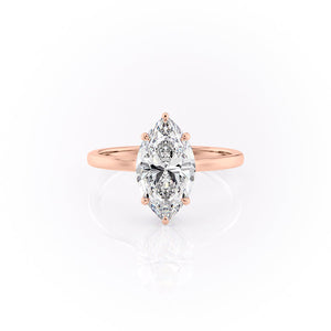 The Aline Set With A 3.5 Carat Marquise Moissanite