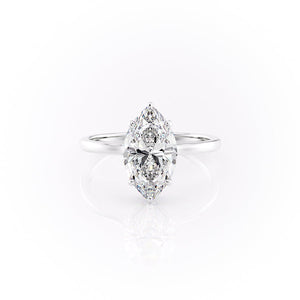The Aline Set With A 2 Carat Marquise Lab Diamond