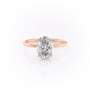 The Aline Set With A 1.5 Carat Oval Moissanite