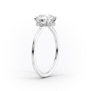 The Aline Set With A 1.5 Carat Radiant Lab Diamond