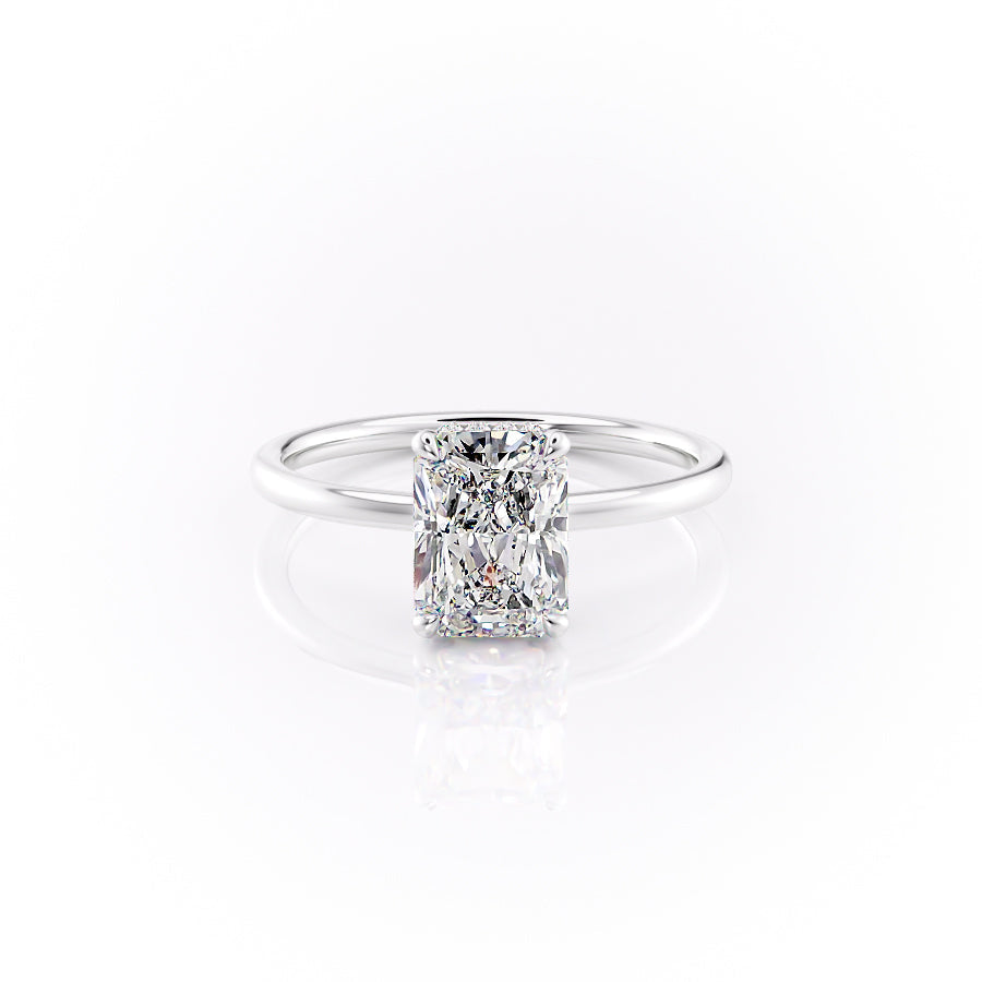 The Aline Set With A Radiant Moissanite