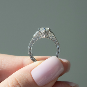The Violet Set With A 3 Carat Marquise Lab Diamond
