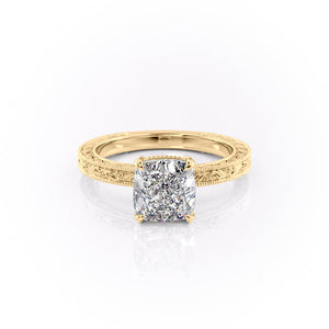 The Sierra Set With A 3 Carat Cushion Lab Diamond