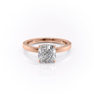 The Sydney Set With A Cushion Moissanite