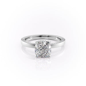 The Sydney Set With A Cushion Moissanite