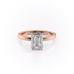 The Sydney Set With A Emerald Moissanite