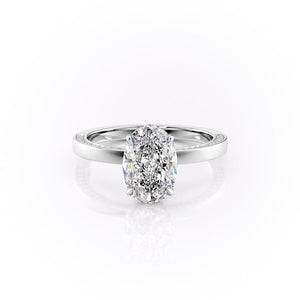The Sydney Set With A Oval Moissanite