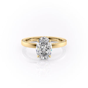 The Sydney Set With A Oval Moissanite