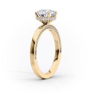 The Sydney Set With A Oval Moissanite