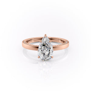 The Sydney Set With A Pear Moissanite
