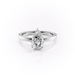 The Sydney Set With A Pear Moissanite