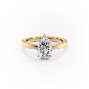 The Sydney Set With A Pear Moissanite