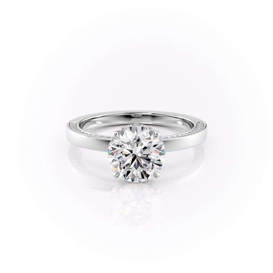 The Sydney Set With A 1 Carat Round Moissanite