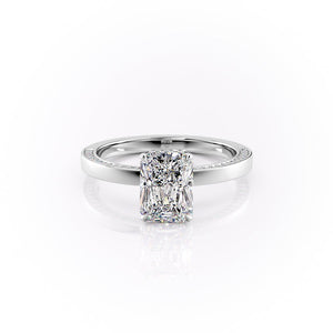 The Sydney Set With A Radiant Moissanite
