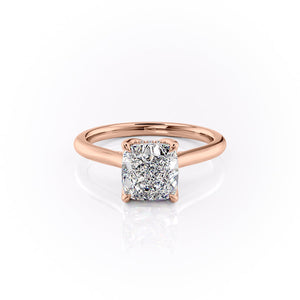 The Morgan Set With A Cushion Moissanite