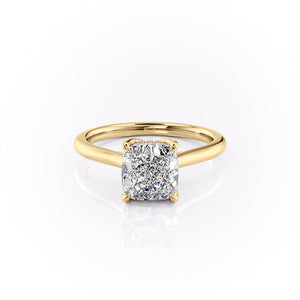 The Morgan Set With A Cushion Moissanite