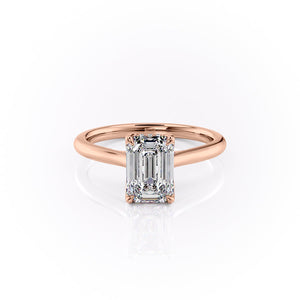 The Morgan Set With A Emerald Moissanite