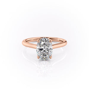 The Morgan Set With A Oval Moissanite