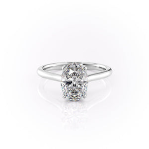 The Morgan Set With A Oval Moissanite