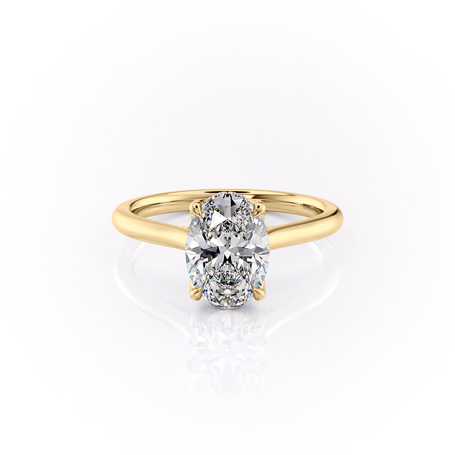 The Morgan Set With A Oval Moissanite