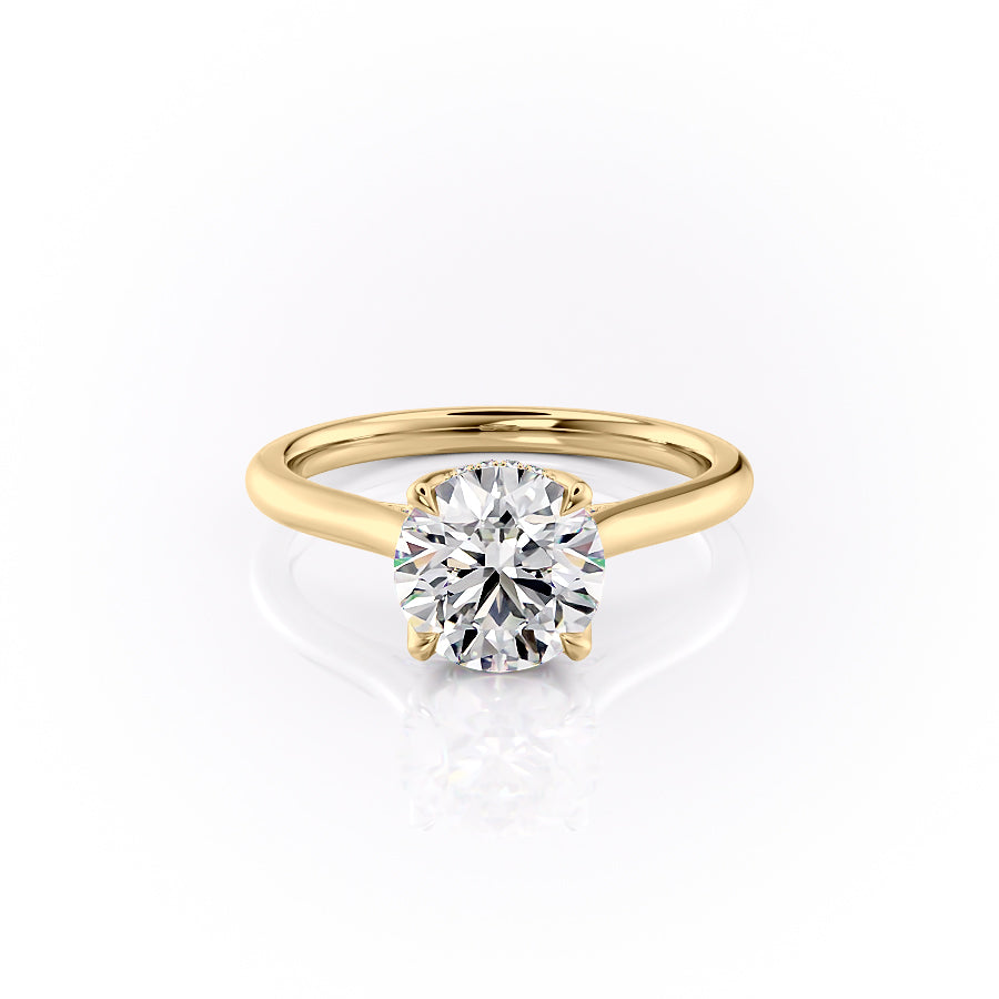 The Morgan Set With A 1 Carat Round Moissanite