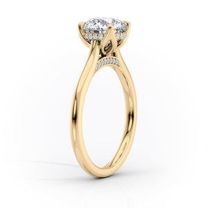 The Morgan Set With A 1 Carat Round Moissanite