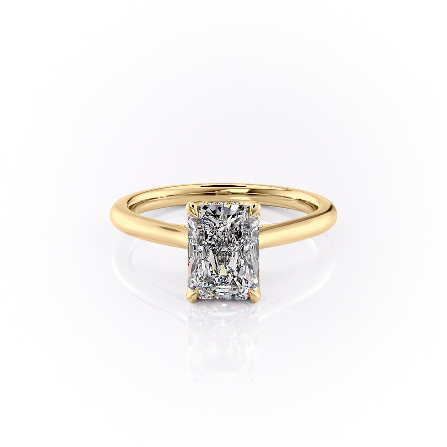 The Morgan Set With A Radiant Moissanite