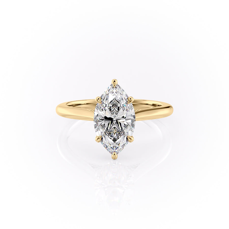 The Miranda Set With A Marquise Moissanite
