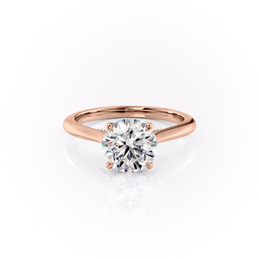 The Miranda Set With A 1 Carat Round Moissanite