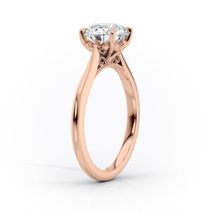 The Miranda Set With A 1 Carat Round Moissanite