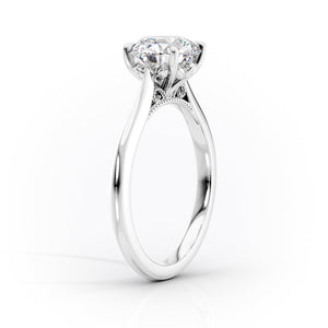 The Miranda Set With A 1 Carat Round Moissanite