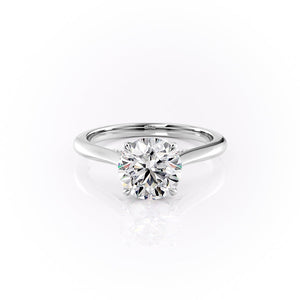 The Miranda Set With A 1 Carat Round Moissanite