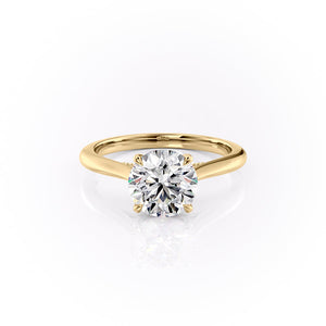 The Miranda Set With A 1 Carat Round Moissanite