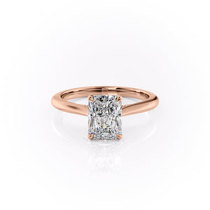 The Miranda Set With A Radiant Moissanite