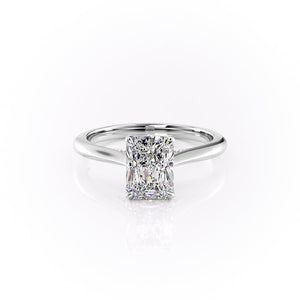 The Miranda Set With A Radiant Moissanite