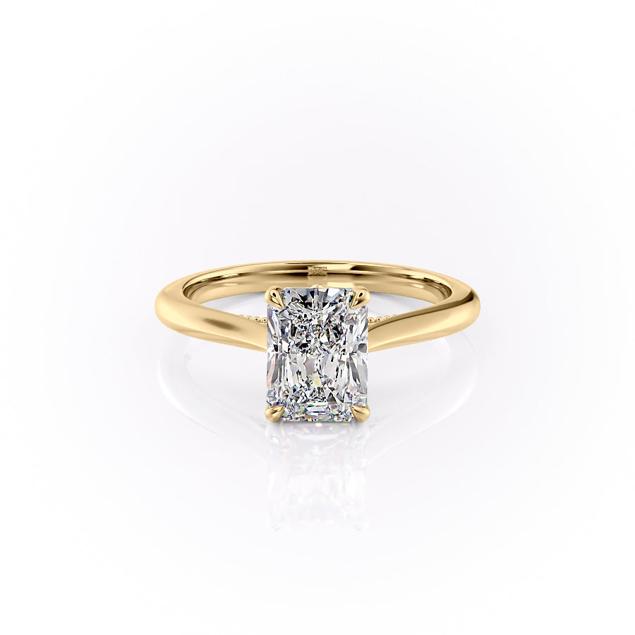 The Miranda Set With A Radiant Moissanite