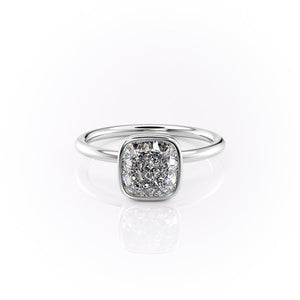 The Layla Set With A Cushion Moissanite