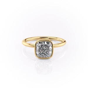 The Layla Set With A Cushion Moissanite