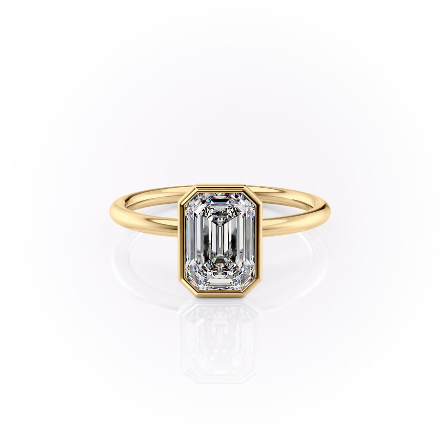 The Layla Set With A Emerald Moissanite