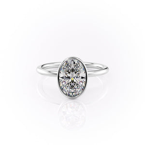 The Layla Set With A Oval Moissanite