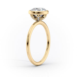 The Layla Set With A Oval Moissanite