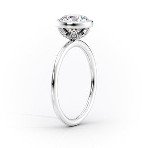 The Layla Set With A Princess Moissanite