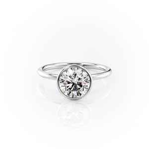 The Layla Set With A 1 Carat Round Moissanite