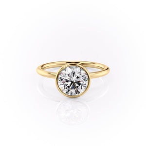 The Layla Set With A 1 Carat Round Moissanite