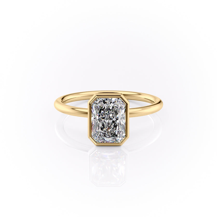 The Layla Set With A Radiant Moissanite