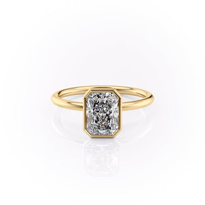 The Layla Set With A Radiant Moissanite