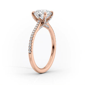 The Pave Claire Set With A 2 Carat Radiant Lab Diamond