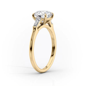 The Liv Set With A 1 Carat Marquise Lab Diamond