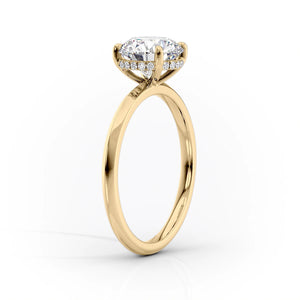 The Razor Kamellie Set With A 1 Carat Pear Lab Diamond