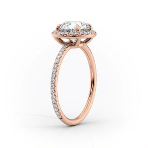 The Michelle Set With A 2.5 Carat Radiant Moissanite